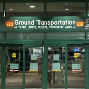 Ground Transportation Exit at Sarasota Bradenton International Airport (SRQ)